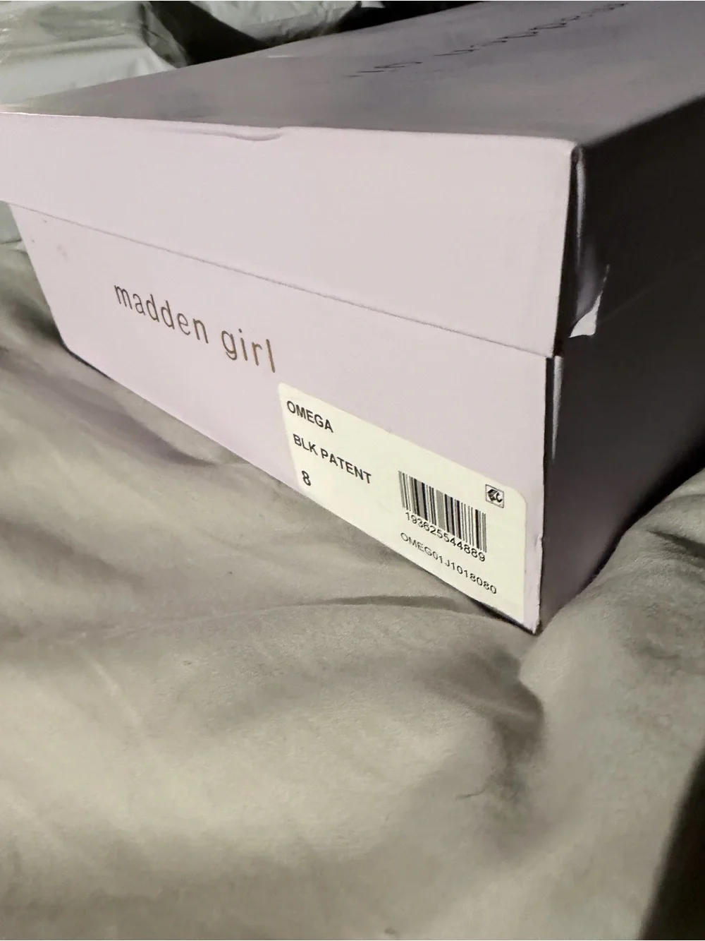 Madden Girl Black Patent Block Heel Sandals
